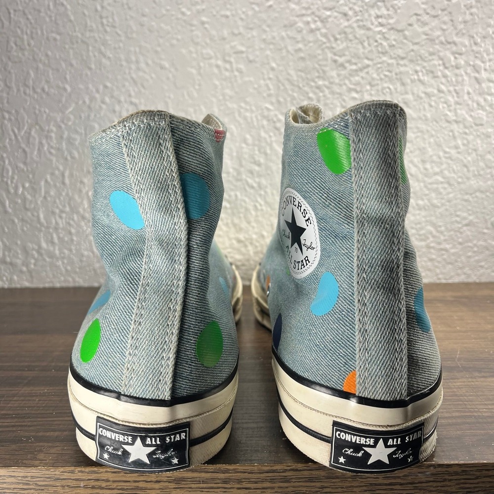 Converse Chuck 70 High Tyler The Creator Polka Dot Shoes - M 10.5 - W 12.5 - Picture 7 of 9